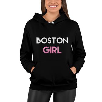 Boston Girl Women Hoodie | Mazezy