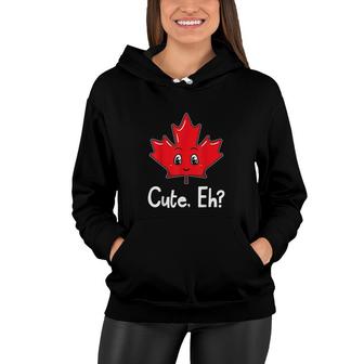 Canadian Flag Maple Leaf Funny Canada Souvenir Tourist Women Hoodie - Thegiftio UK