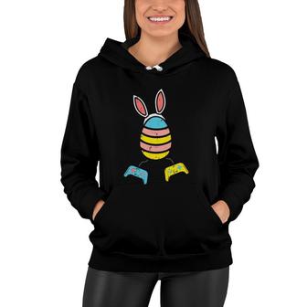 Easter Egg Bunny Ears Video Game Controllers Gamer Boys Men Women Hoodie | Mazezy