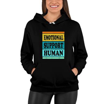 Emotional Support Human Service Animal Women Hoodie - Thegiftio UK