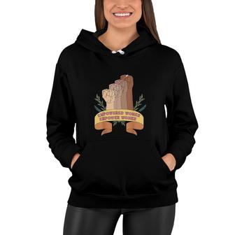 Feminist Quote Empowered Women Empower Women Strong Feminist V2 Women Hoodie - Thegiftio UK