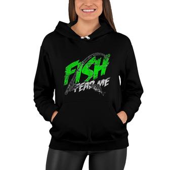 Fish Fear Me Interesting Graphic Art Women Hoodie - Thegiftio