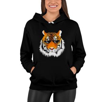  For Boy Cool Tiger Animal Pixel Glasses Women Hoodie | Mazezy