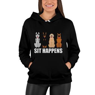 Funny Dog Training Art For Dog Lover Women Hoodie - Thegiftio