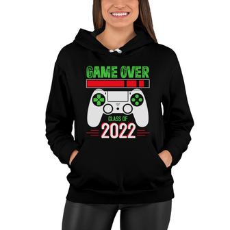 Game Over Class Of 2022 Funny Games New Graduation Women Hoodie - Thegiftio UK