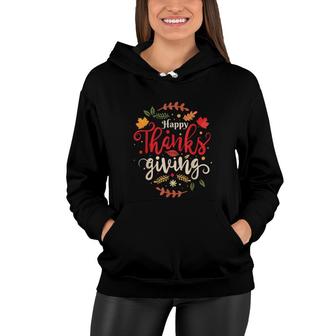 Happy Thanksgiving For Boys Girls Kids Thanksgiving Family Women Hoodie | Mazezy