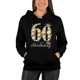 It's My 60Th Birthday Queen 60 Years Old Shoes Crown Diamond Women Hoodie - Seseable