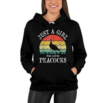 Just A Girl Who Loves Peacocks Women Hoodie | Mazezy UK