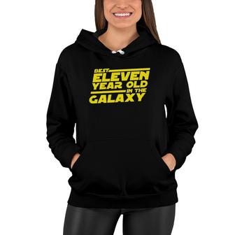 Kids 11 Year Old 11Th Birthday Party Best In The Galaxy Boys Girl Women Hoodie | Mazezy
