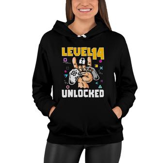 Level 15 Unlocked Awesome Video Game 15Th Birthday Boy Gift Women Hoodie | Mazezy