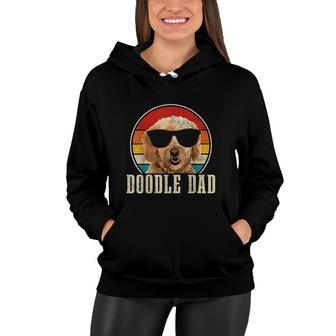Mens Doodle Dad Golden Doodle Dog Vintage Funny Art Women Hoodie - Thegiftio