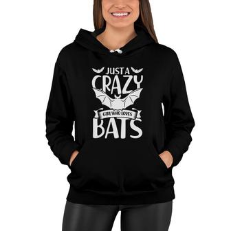Night Animal Lover Women Crazy Girls Bat Women Hoodie | Mazezy