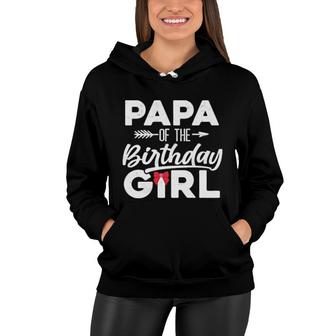Papa Of The Birthday Girl Matching Family Birthday Party Women Hoodie | Mazezy DE