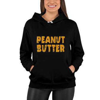 Peanut Butter Funny Matching Couples Halloween Party Costume Women Hoodie - Seseable