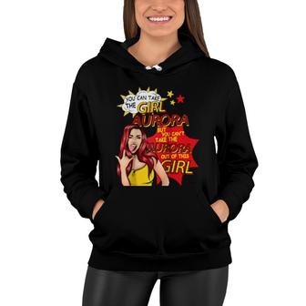 Proud From Aurora Cool Girl From Aurora Women Hoodie | Mazezy