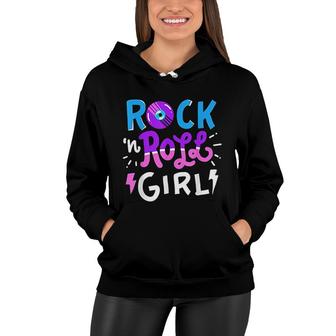 Rock N Roll Girl Music Women Hoodie | Mazezy AU
