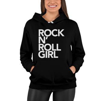 Rock N' Roll Girl Women Hoodie | Mazezy