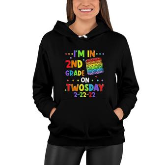Second Grade On Twosday Tuesday February 22Nd 2022 Women Hoodie - Thegiftio