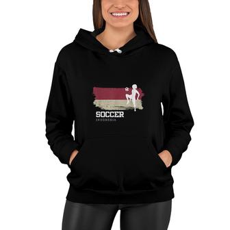 Soccer Indonesia Flag Football Womens Soccer Girls Women Hoodie | Mazezy