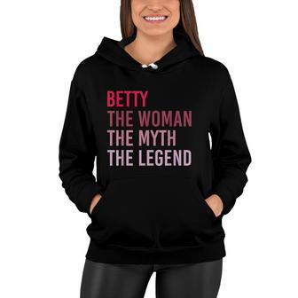 The Woman Myth Legend Personalized Name Birthday Gift Color Women Hoodie - Seseable