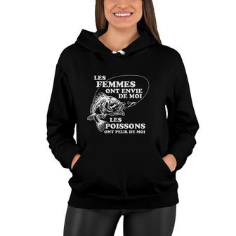 Women Love Me Fish Fear Me In French Funny Gift For Men Women Hoodie - Thegiftio UK
