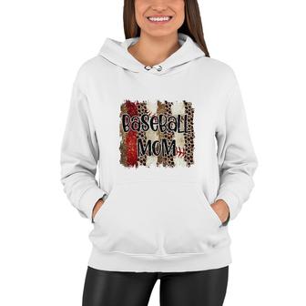 Baseball Mom Mothers Day Colorful Patterns Baseball Lover Sport Mom Women Hoodie