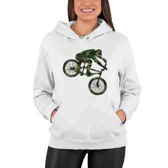 Bmx Biker Camouflage Camo Biking Gift Men Women Boys Kids Women Hoodie | Mazezy