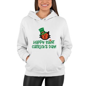 Cute Happy Saint Catricks Day Funny St Patricks Day Women Hoodie - Thegiftio UK