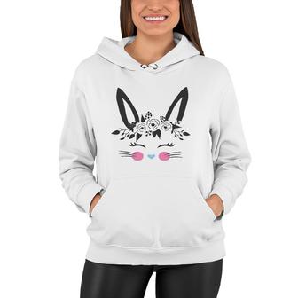 Easter Bunny Face For Her Teenage Girl Teen Daughter Women Hoodie | Mazezy AU