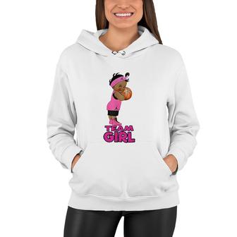 Ethnic Basketball Team Girl Women Hoodie | Mazezy