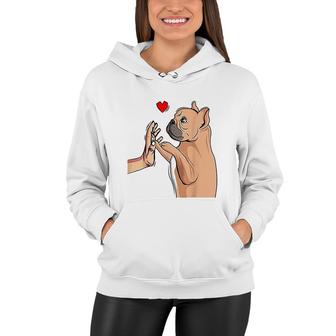 French Bulldog Love Cute Frenchie Dog Mom Funny Girls Mothers Day Women Hoodie - Thegiftio UK