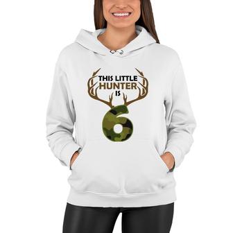 Funny 6Th Birthday 6 Years Old Deer Hunter Gift For Boys Kids Women Hoodie | Mazezy