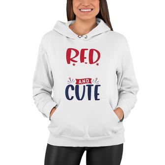 Kids Toddler 4Th Of July Outfit Boy And Girl Red White And Cute Women Hoodie | Mazezy