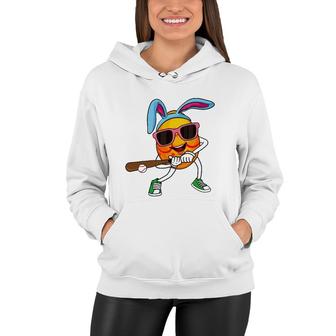 Toddler Boys Easter Bunny Baseball Pitcher Outfit Kids Teens Women Hoodie | Mazezy