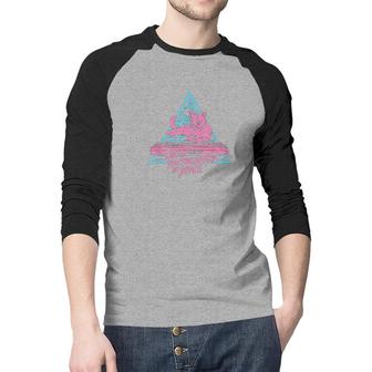Cats On Synthesizers In Space Cat Owner Raglan Baseball Shirt - Seseable