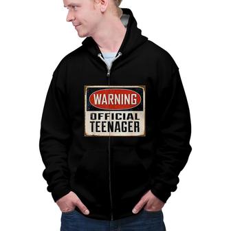Gifts For 13 Year Old Boy Girls Birthday Official Teenager Zip Up Hoodie - Seseable