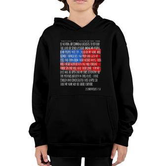 2 Chronicles 714 If My People Humble Themselves Youth Hoodie | Mazezy