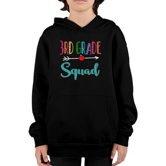 3Rd Grade Squad Teacher Back To School Youth Hoodie | Mazezy