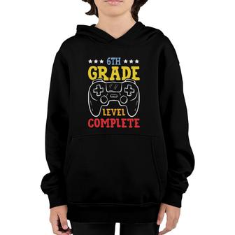 6Th Grade Level Complete Last Day Of School Game Controller Youth Hoodie | Mazezy
