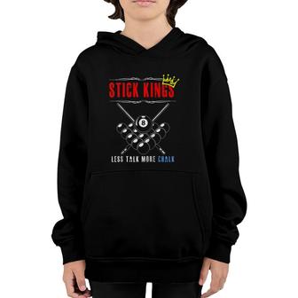 8 Ball Pool Billiards Funny Stick Kings Player Tee Gift Raglan Baseball Tee Youth Hoodie | Mazezy