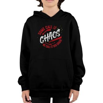 8Th Grade School Teacher Gift Eighth Middle Team Chaos Youth Hoodie | Mazezy