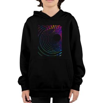 Acid Portal Purple Blue Cool Rave Techno Edm Lover Gift Youth Hoodie | Mazezy