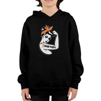 Adhd Support Awareness - Adhd Mom Youth Hoodie | Mazezy