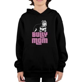 American Bully Bully Mom Dog Owner Youth Hoodie | Mazezy