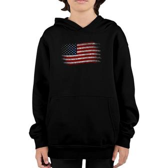 American Flag Men Women 4Th Of July Vintage Usa Flag Youth Hoodie | Mazezy