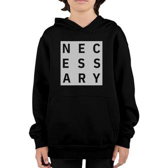 Any Means Necessary Gift Youth Hoodie | Mazezy