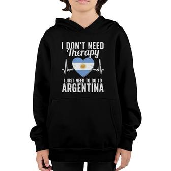 Argentinian Flag I Argentina Flag I Vacation Argentina Youth Hoodie | Mazezy
