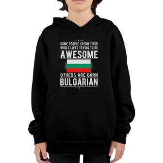 Awesome Bulgarian Flag Bulgaria Bulgarian Roots Youth Hoodie | Mazezy CA