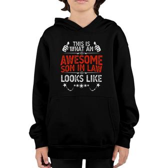 Awesome Son In Law Birthday Gift Ideas Awesome Mother In Law Youth Hoodie | Mazezy