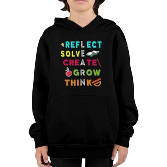 Back To School Teacher Motivation Learn Gift Youth Hoodie | Mazezy